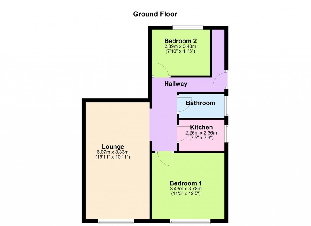 Floorplans For Kington Way, Birmingham