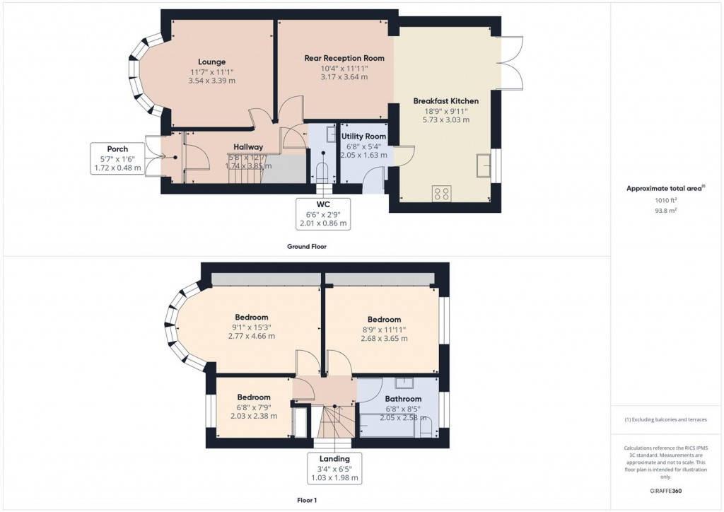 Floorplans For Vera Road, Birmingham