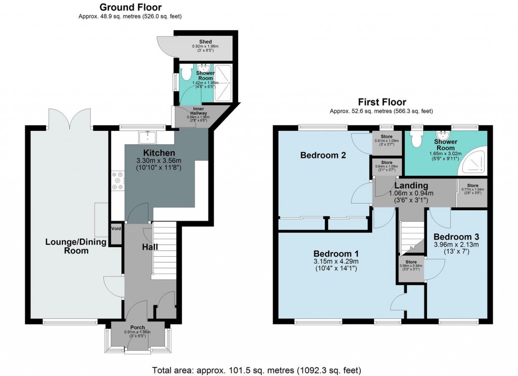 Floorplans For Briddsland Road, Tile Cross, Birmingham
