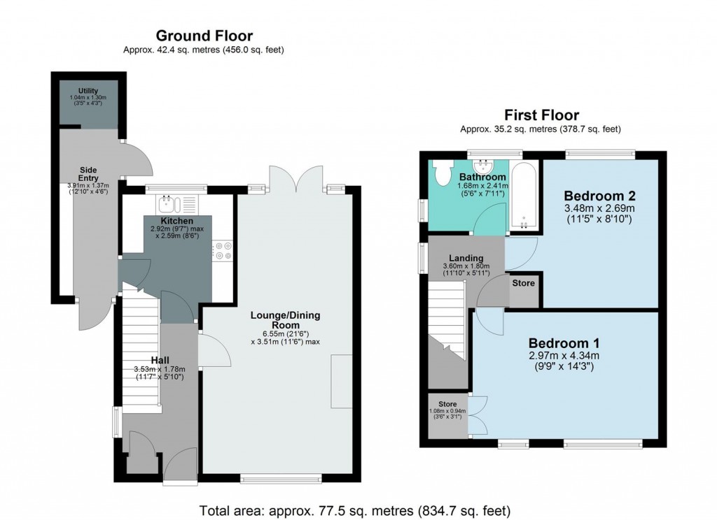 Floorplans For Brownfield Road, Shard End, Birmingham
