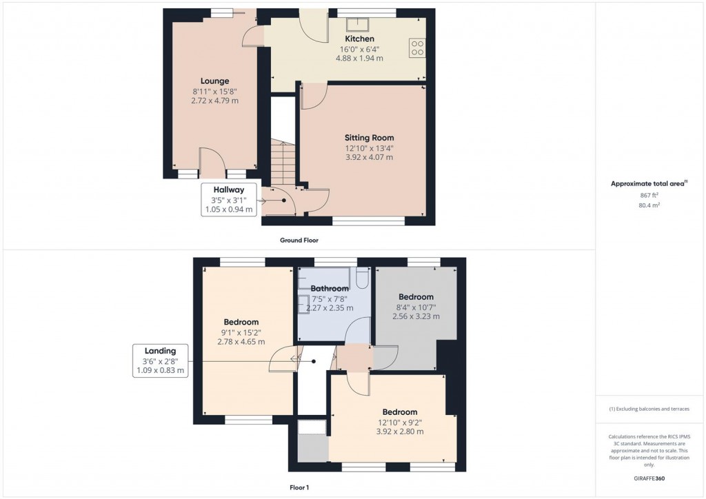 Floorplans For Hilderstone Road, Birmingham