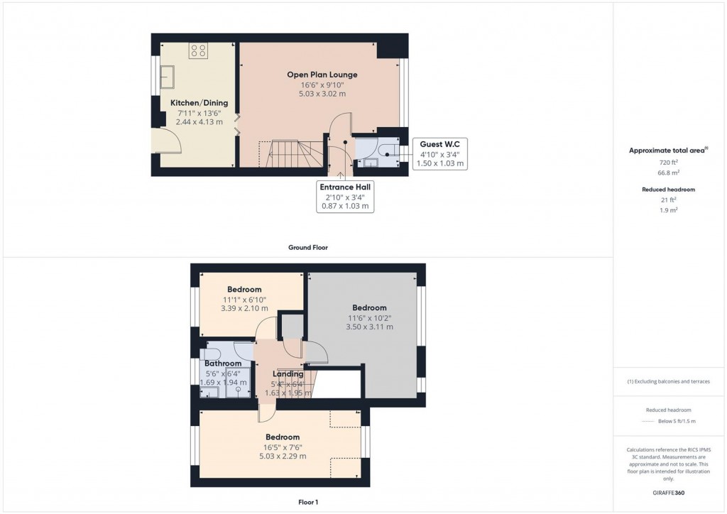 Floorplans For St. Andrews Road, Bordesley Green, Birmingham