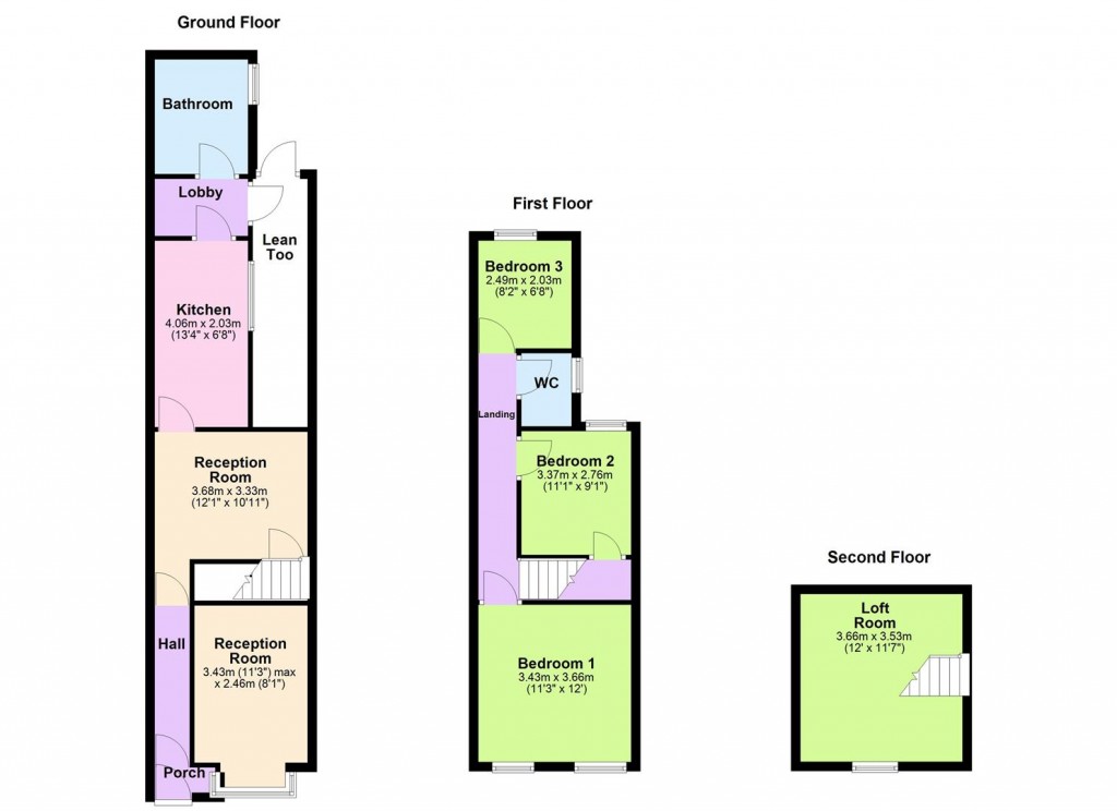Floorplans For St. Benedicts Road, Birmingham