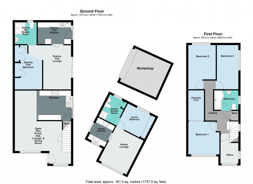 Floorplans For The Greenway, Maston Green, Birmingham